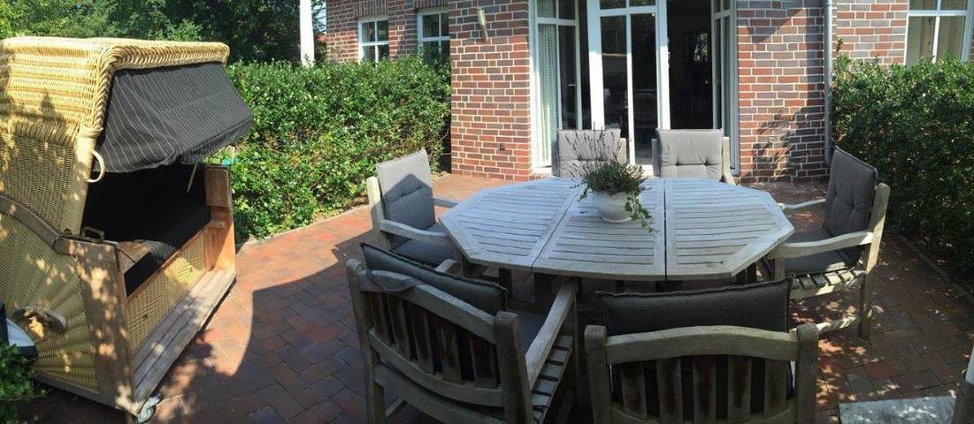 Ferienhaus für 6 Personen, mit Terrasse und Garten sowie Sauna