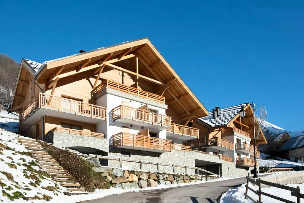 Appartement entier, Appartement 3 Pièces Duplex Cabine 6/8 Personnes Vue Montagne in Vaujany, Parc national des Écrins