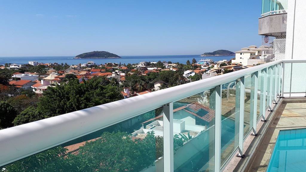 Ganze Wohnung, Camboinhas Ap. Mit Panoramablick auf den Strand in Camboinhas, Niterói