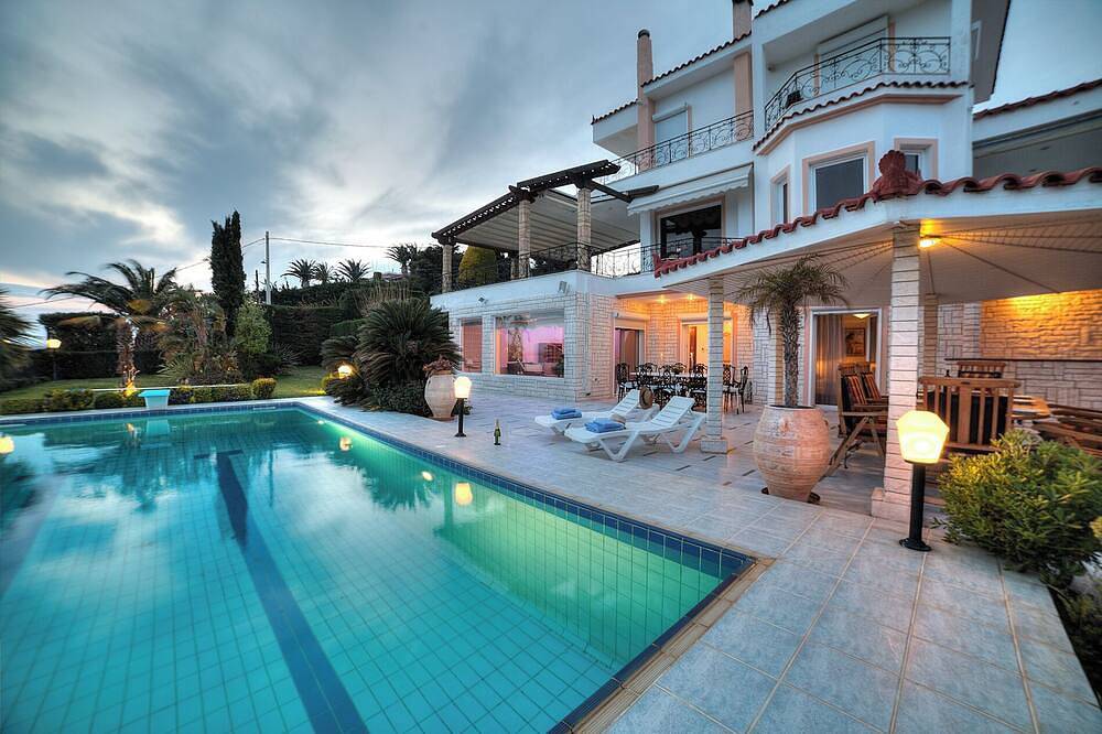 George Sea view Villa for an unforgettable, relaxing, private vacation. in Anavyssos, Regionalbezirk Ostattika