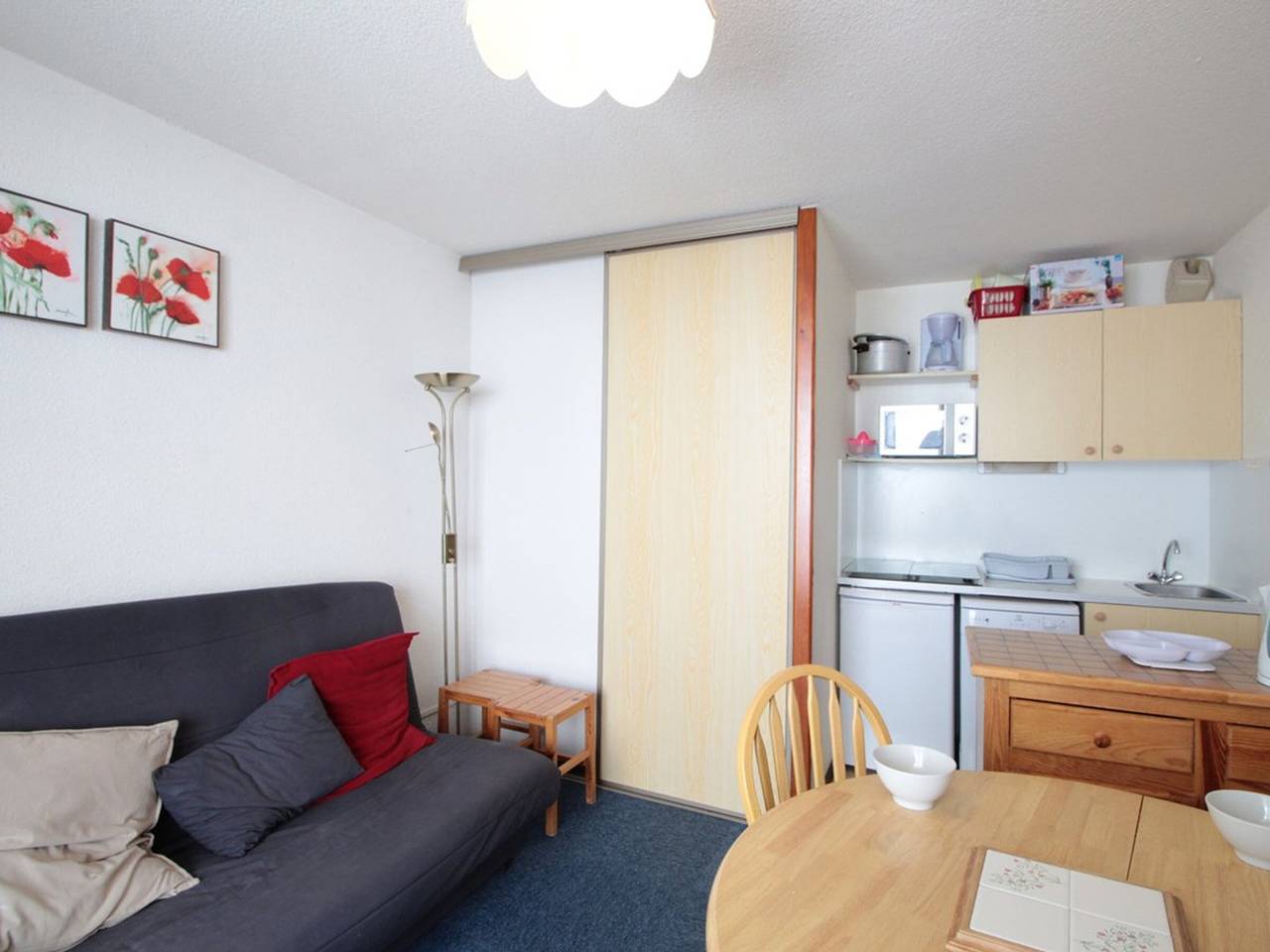 Ganzes Studio, Studio für 5 Personen in der Residenz Sagittaire, Flaine Forêt, in der Nähe der Skilifte in Flaine, Arâches-la-Frasse