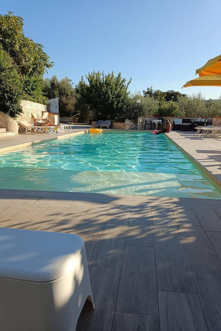 Casa vacanza per 5 persone, con Terrazza e Giardino nonché Piscina per bambini in Gargano