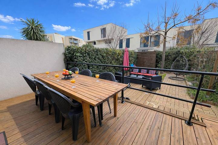 Appartement de vacances pour 6 personnes, avec jardin