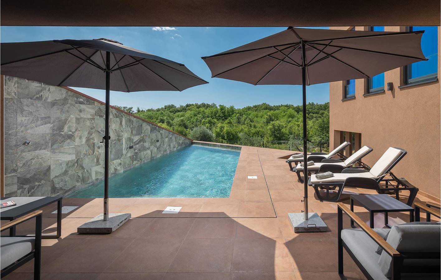 Ferienhaus für 6 Personen mit Pool in Novigrad, Dajla