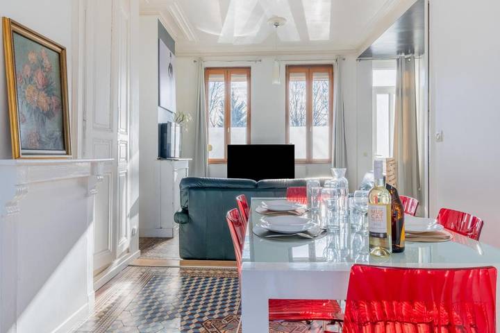 Maison de vacances pour 6 personnes, avec Terrasse ainsi que Jardin et Vue à Amiens