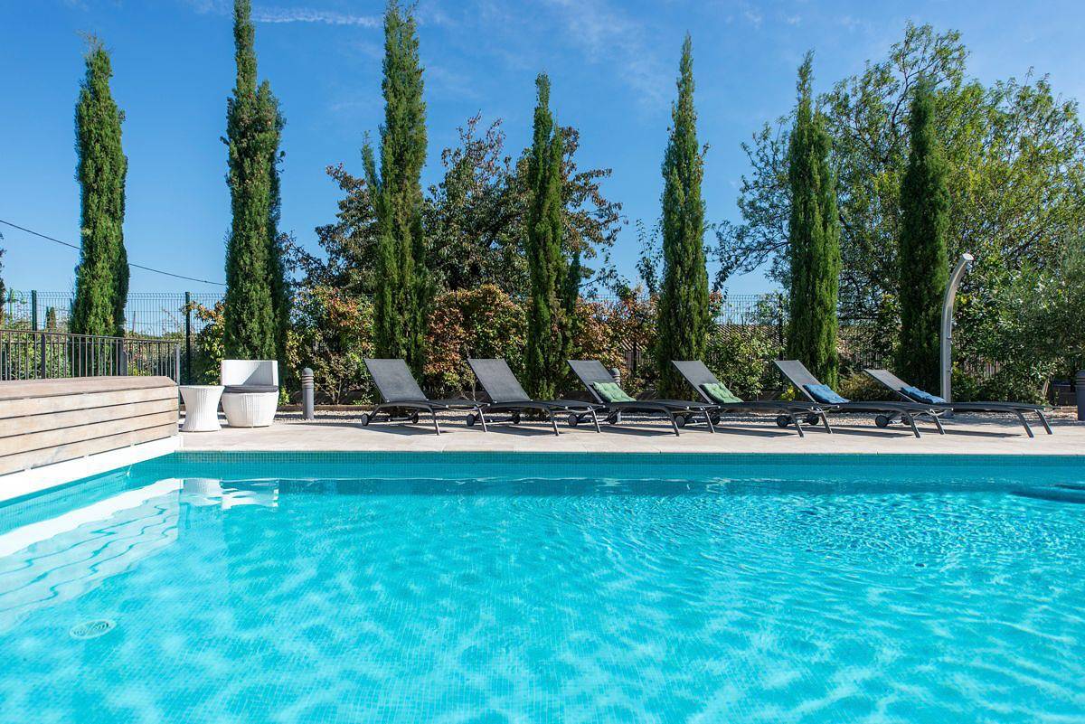 Villa für 12 Personen mit Pool in Caux, Mittelmeerküste (Frankreich)