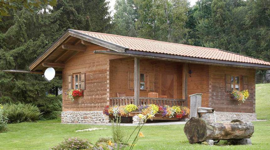 Vakantiewoning voor 2 personen, with Balkon and Balkon/Terras as well as Terras in het Beierse Woud