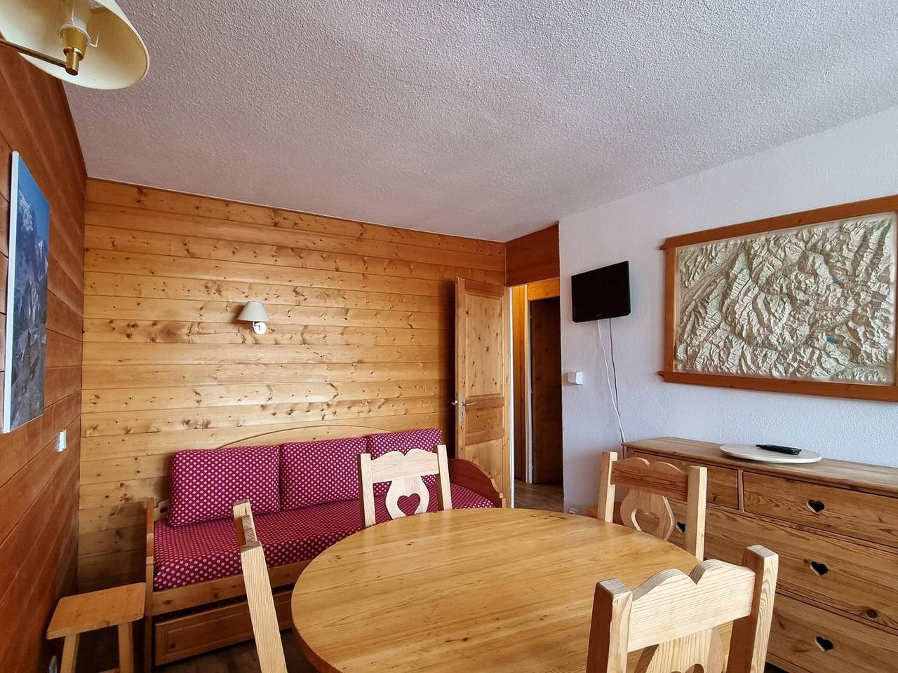 Ganze Wohnung, 3-Zimmer-Wohnung an der Piste, Balkon, 7 Personen in Plagne Centre, La Plagne-Tarentaise