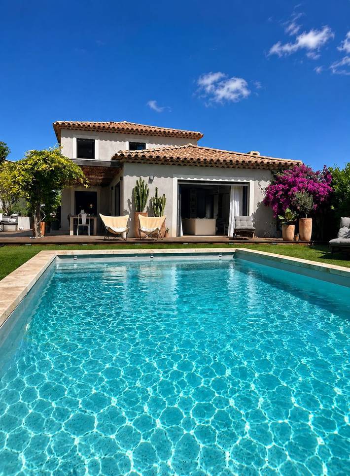 Maison de vacances pour 8 personnes, avec jardin et piscine, adapté aux familles à Mouans-Sartoux