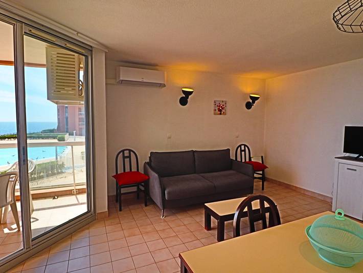 Studio für 4 Personen, mit Terrasse und Kinderpool sowie Pool in Sete - 3