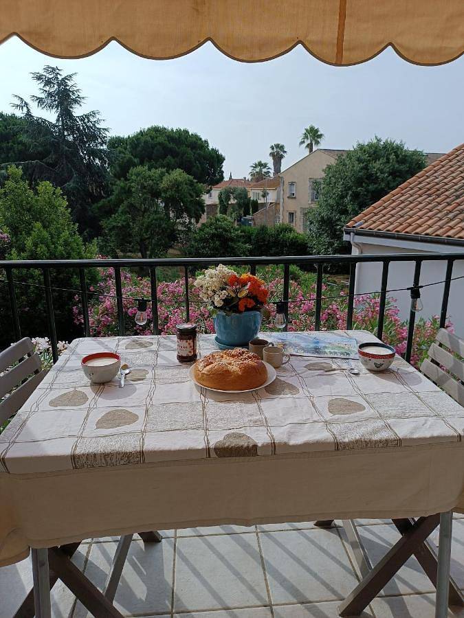 Appartement de vacances pour 3 personnes, avec Balcon et Vue à Villeneuve-lès-Béziers