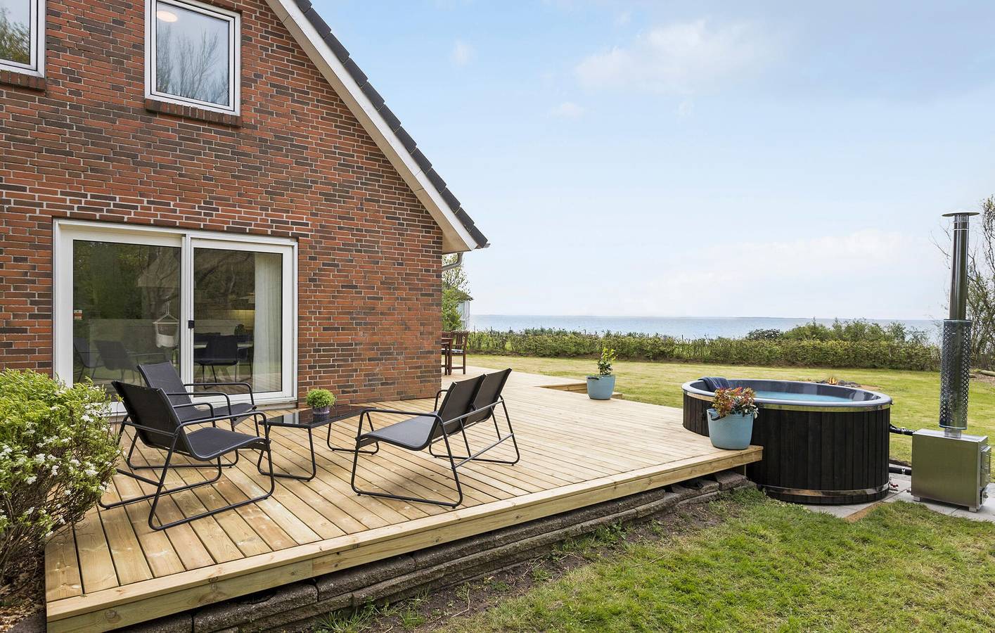 Ferienhaus für 7 Personen mit Terrasse in Amtoft, Limfjord in Nordjütland