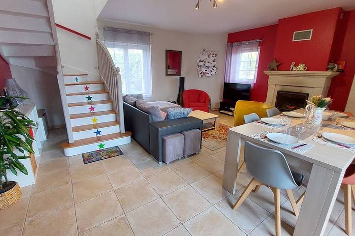 Location de vacances pour 6 personnes, avec jardin et jacuzzi à Sainte-Honorine-des-Pertes