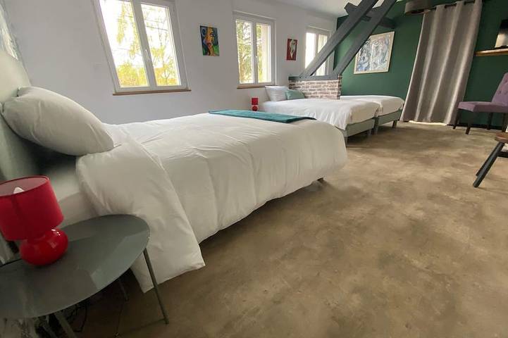 Location de vacances pour 11 personnes, avec jardin ainsi que sauna et terrasse à Ardres - 3