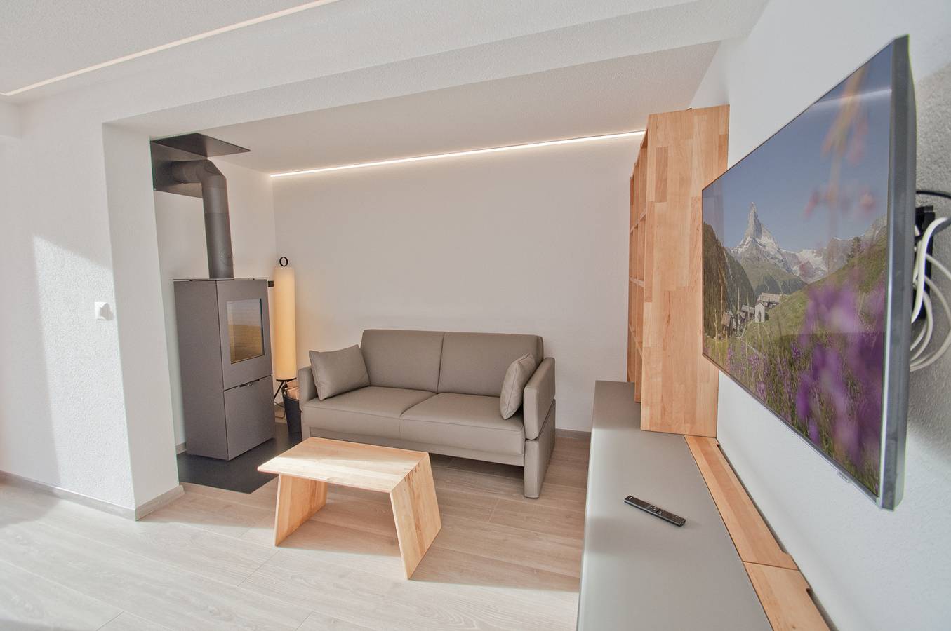 Ganze Wohnung, Ferienwohnung für 2 Personen mit Terrasse in Zermatt, Walliser Alpen