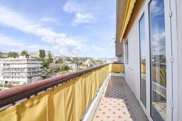 Gîte pour 6 personnes, avec balcon et vue dans Plage Carras Nice