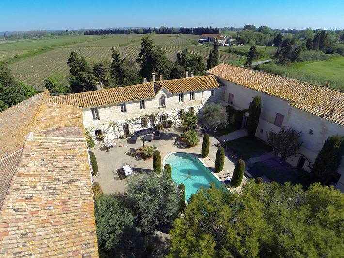 Villa pour 26 personnes, avec piscine et jardin en Camargue - 2