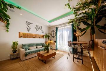 Gîte pour 4 personnes, avec balcon, adapté aux familles à Juan-les-Pins