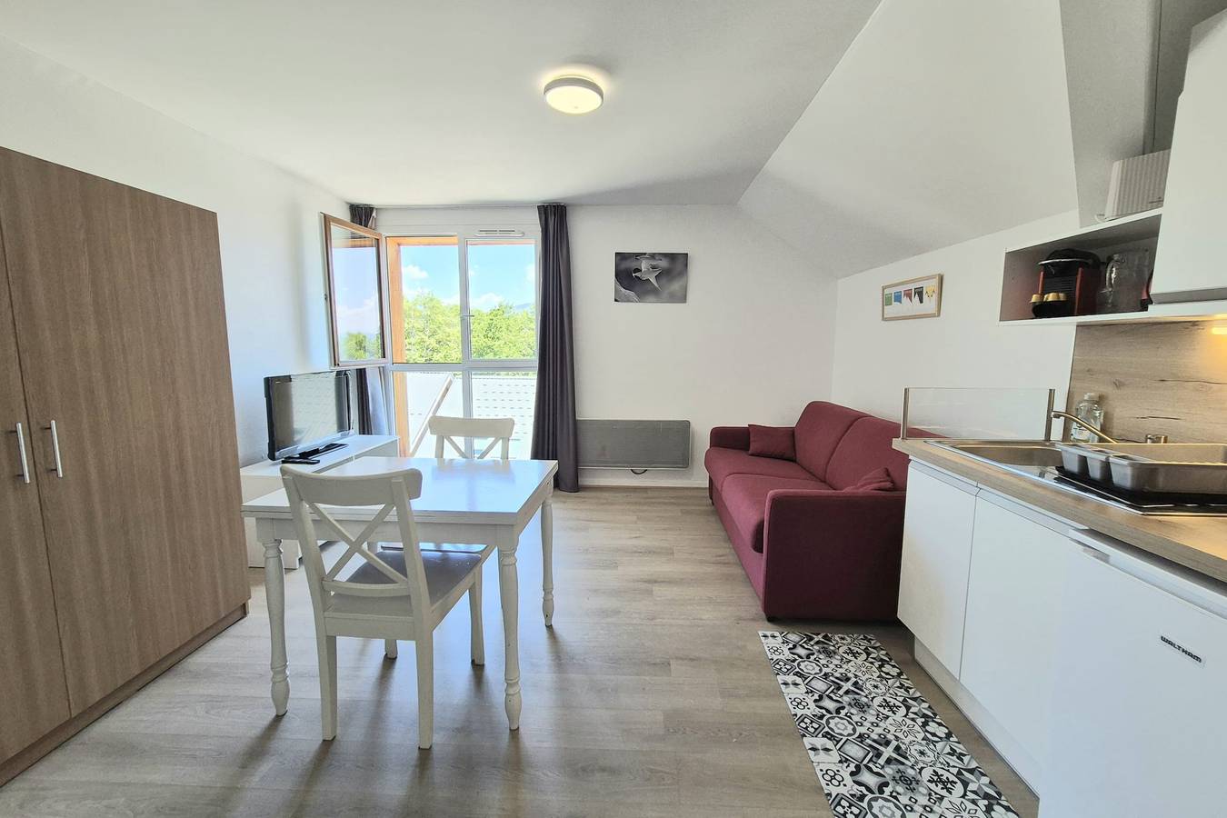 Studio entier, Studio 2 pers. avec accès piscine et sauna in La Féclaz, Les Déserts