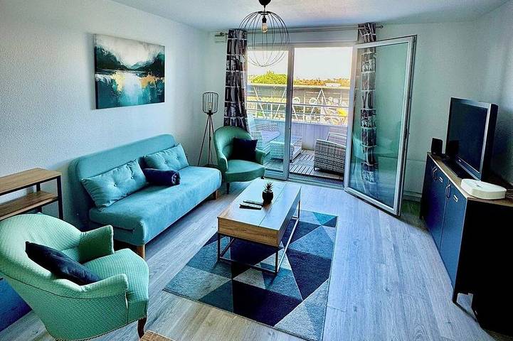 Holiday rental for 4 people, with balcony in Toulouse