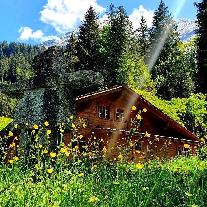 Chalet pour 15 personnes, avec vue et jardin - 1