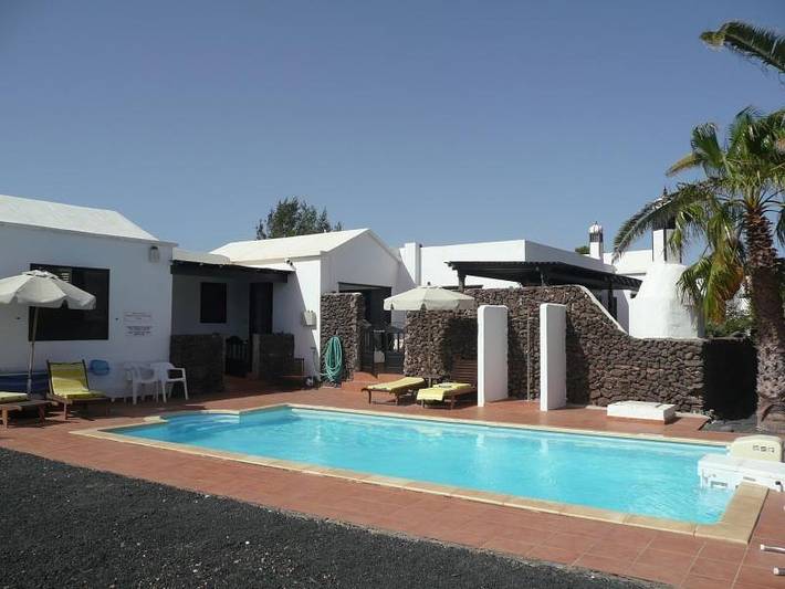 Casa de vacaciones para 6 personas, con terraza en Lanzarote