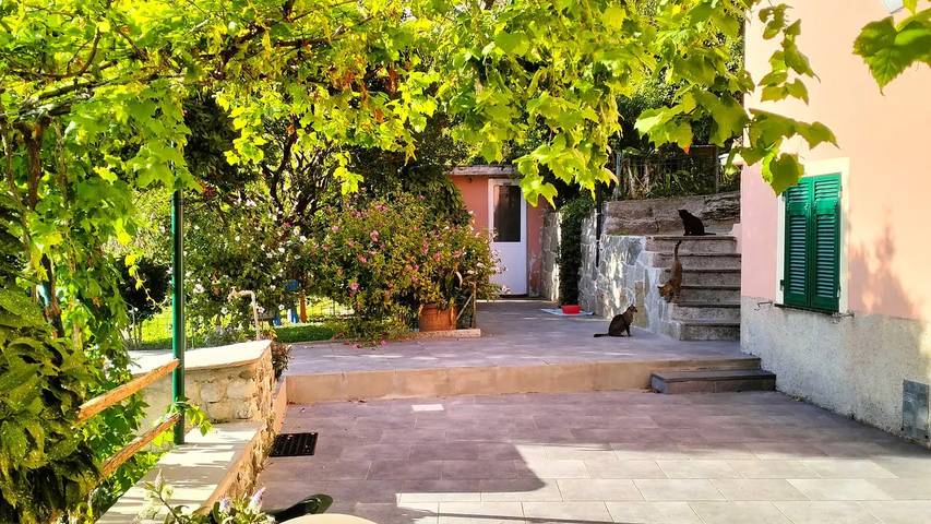 Ferienwohnung für 4 Personen, mit Balkon und Garten