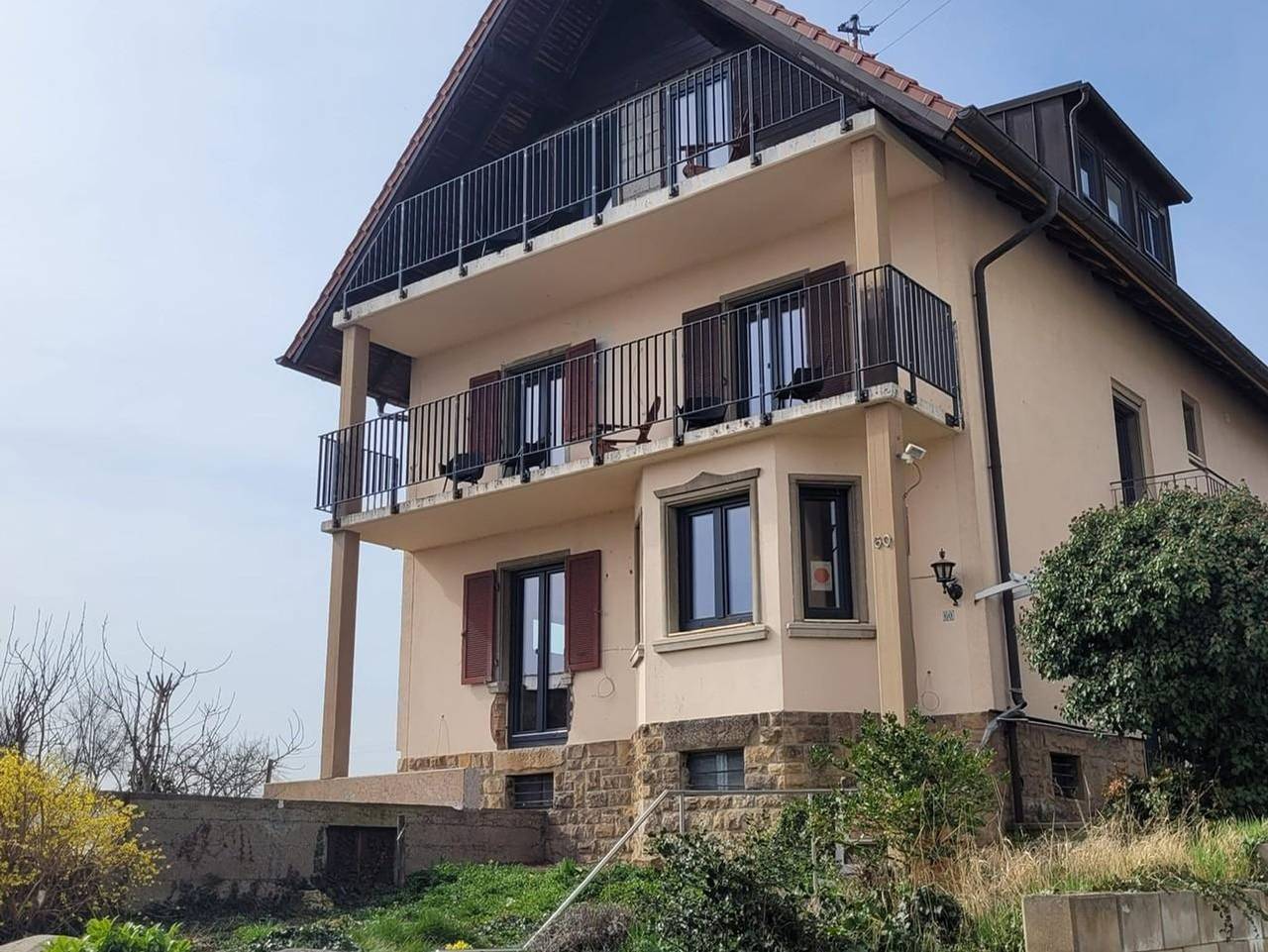 Ganze Ferienwohnung, Vinesinn - Appartement/Fewo, Dusche, Wc, 1 Schlafraum in Maikammer, Südliche Weinstraße