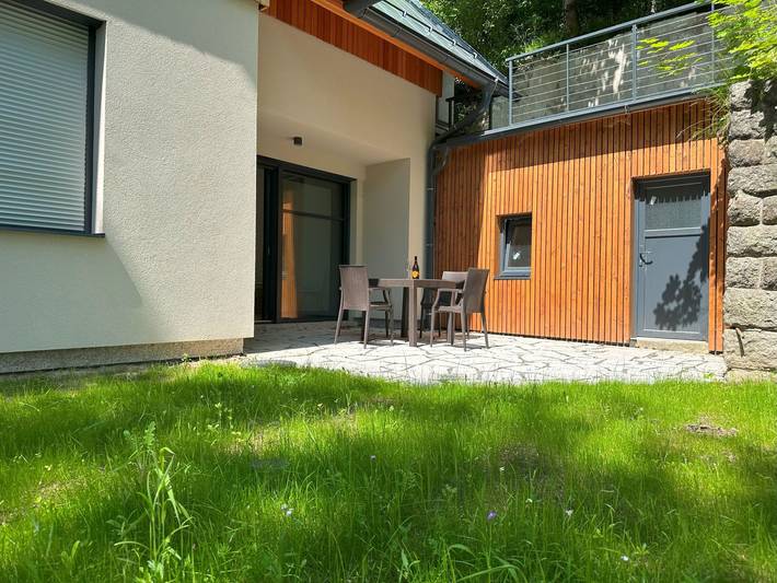 Apartament wakacyjny dla 3 osób, z taras i ogród w Bedřichov (Jablonec nad Nisou District)