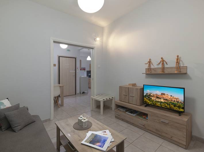Appartement entier, -Cozy Athenian One Bd: Pistachio Charm in Section centrale d'Athènes, Athènes