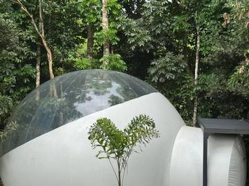 Tente pour 3 personnes, avec jacuzzi et jardin en Martinique