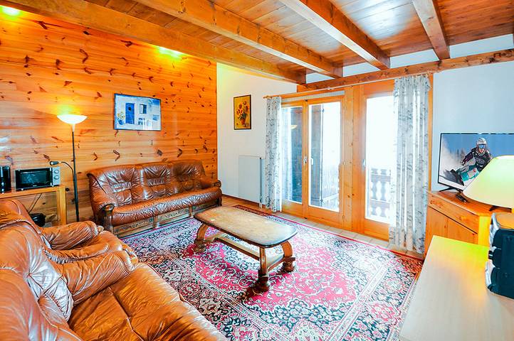 Gîte pour 8 personnes, avec sauna ainsi que vue et balcon dans Les Crosets - 3