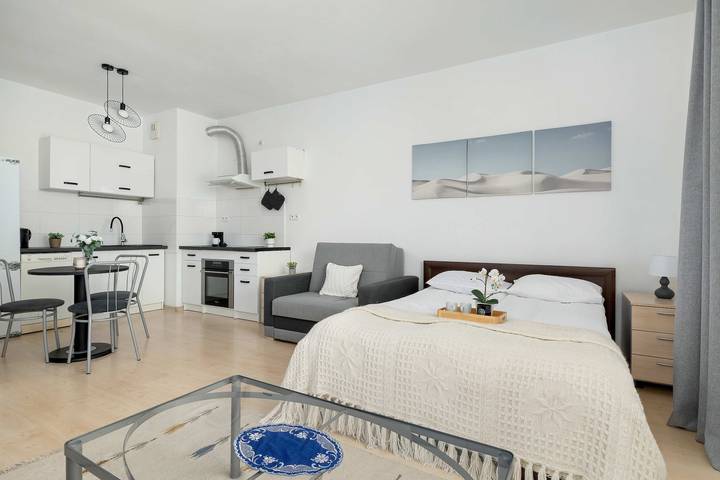 Studio für 3 Personen, mit Balkon/Terrasse, mit Haustier in Krakau - 2