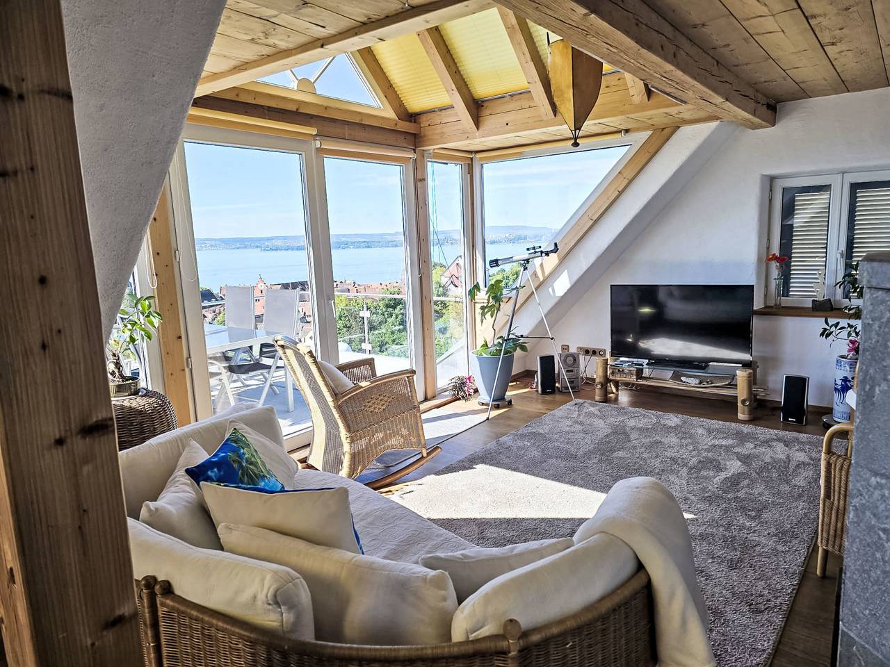 Ganze Wohnung, Wohnunga mitpanorama in Meersburg, Region Bodensee-Oberschwaben