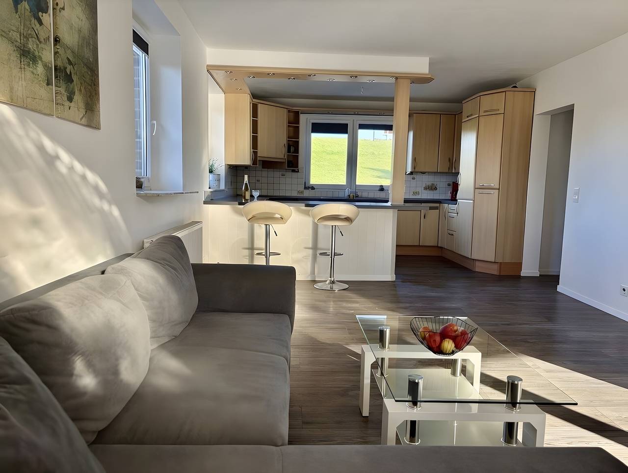 Ganze Wohnung, Schöne Wohnung direkt am Elbdeich in Grünendeich, Altes Land Stade