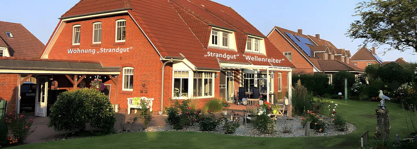 Appartement entier, Appartement 'Ferienwohnung Strandgut' avec terrasse partagée, jardin partagé et Wi-Fi in Niebüll, Frise du Nord