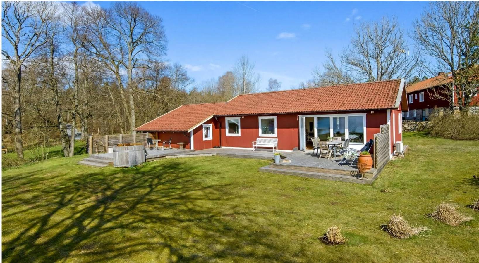 Beautiful holiday home by the lake Immeln! in Swedish Baltic Sea