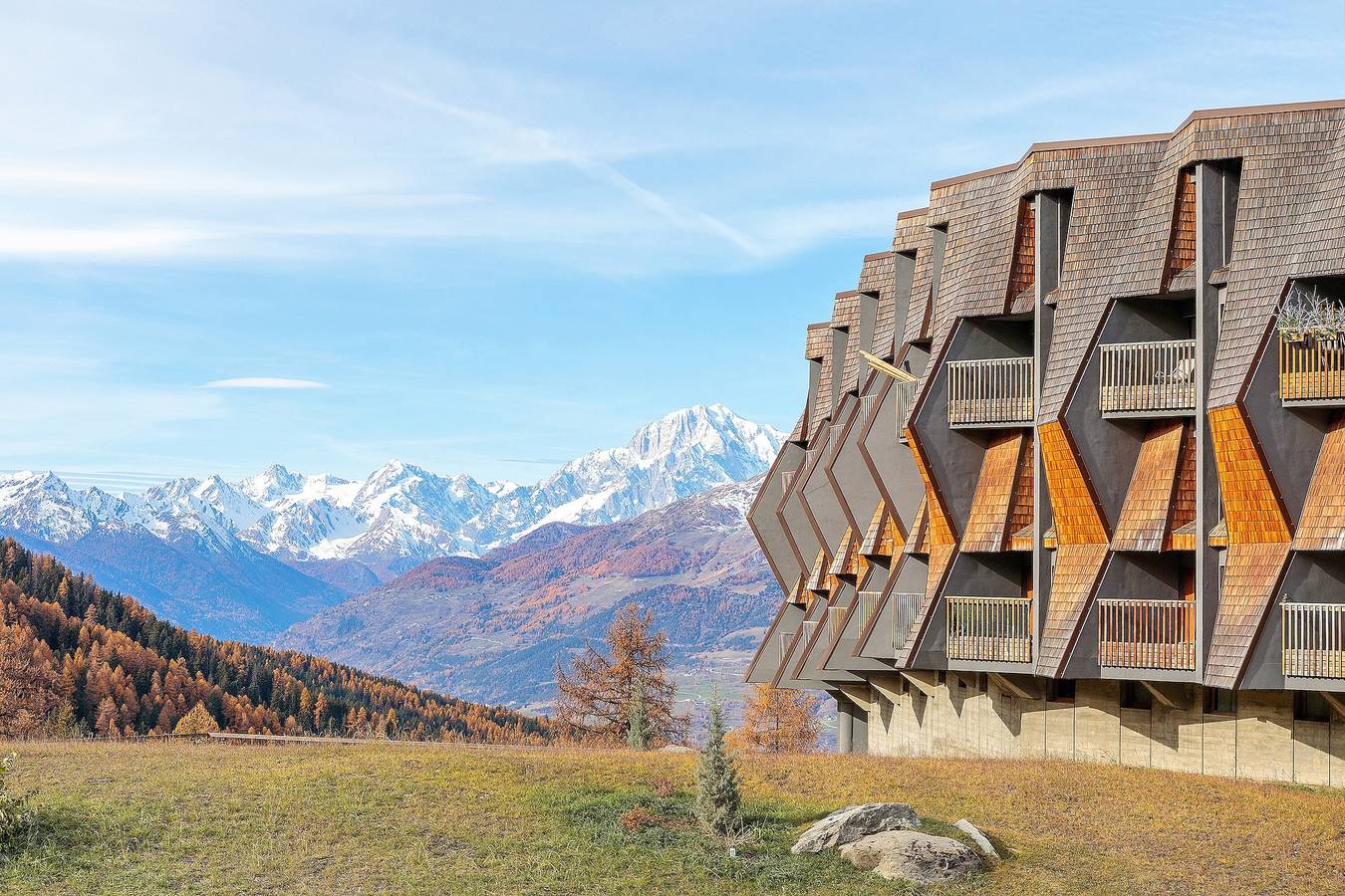 Gehele studio, Studio 'Ma Chérie-Lumière' met Uitzicht op de Bergen en Balkon in Pila (Aosta), Comune di Gressan