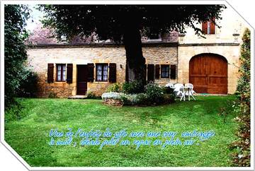 Gîte pour 7 personnes, avec jardin à Proissans