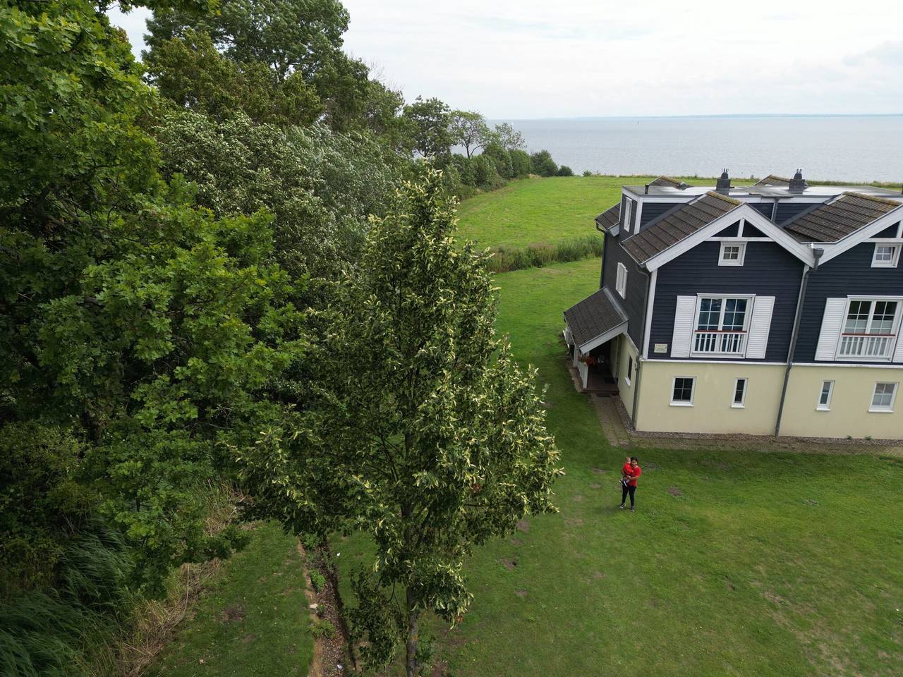 Apartment 'Ferienhaus Meerblick' mit Meerblick, Wlan und Klimaanlage in Hundestrand / Naturstrand, Sierksdorf