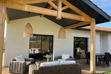 Villa pour 6 personnes, avec terrasse et jardin à Mimizan