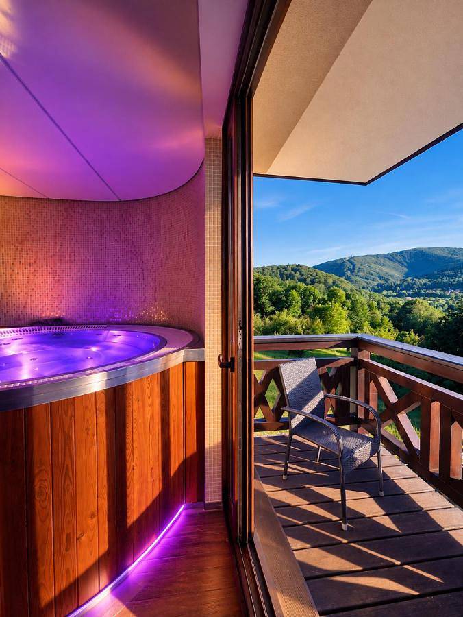 Bed & breakfast dla 2 osób, z Taras i Jacuzzi oraz Ogród i Sauna w Ustroń