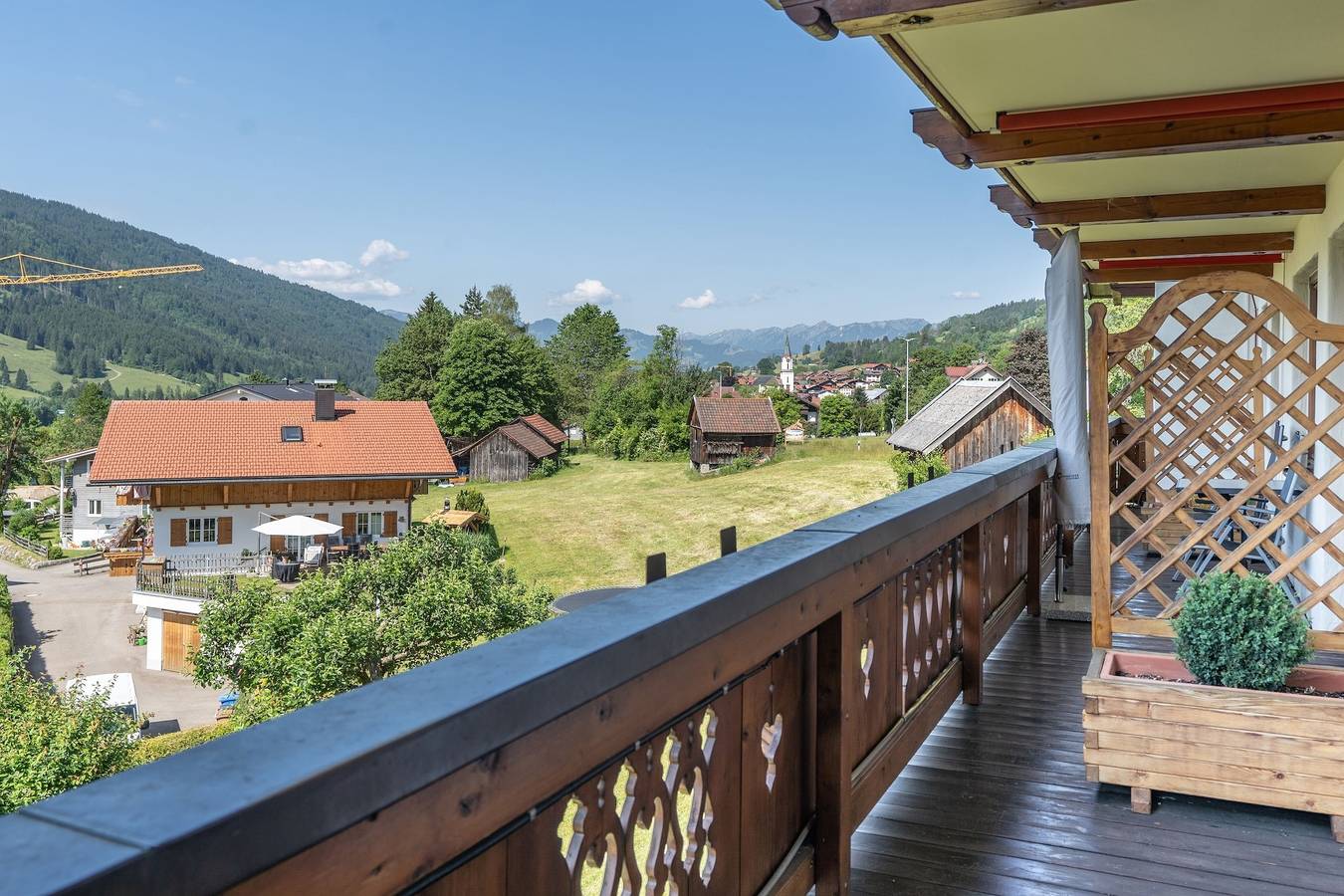 Geheel vakantieappartement, Vakantieappartement voor 2 personen met balkon in Bad Oberdorf, Bad Hindelang