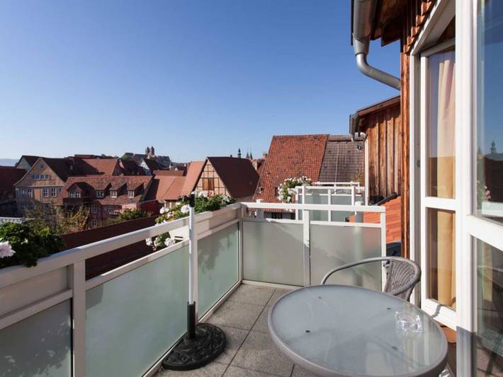 Ganze Ferienwohnung, Ferienresidenz Schlossblick - Ferienwohnung in Quedlinburg, Harzvorland
