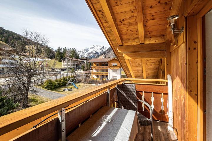 Ferienwohnung für 5 Personen, mit Balkon und Garten