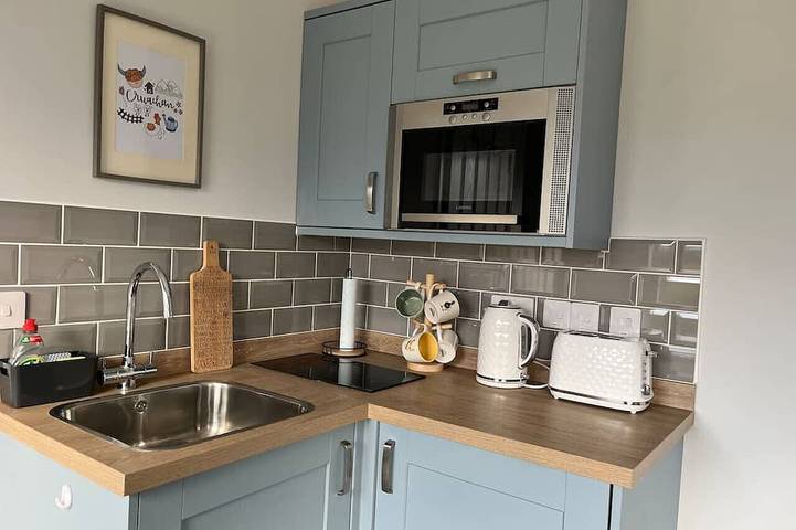 Mobile home for 2 people, with balcony in Scotland