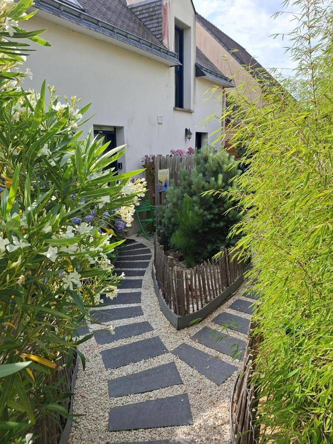 Maison de vacances pour 6 personnes, avec Terrasse ainsi que Jardin et Vue à Plougoumelen