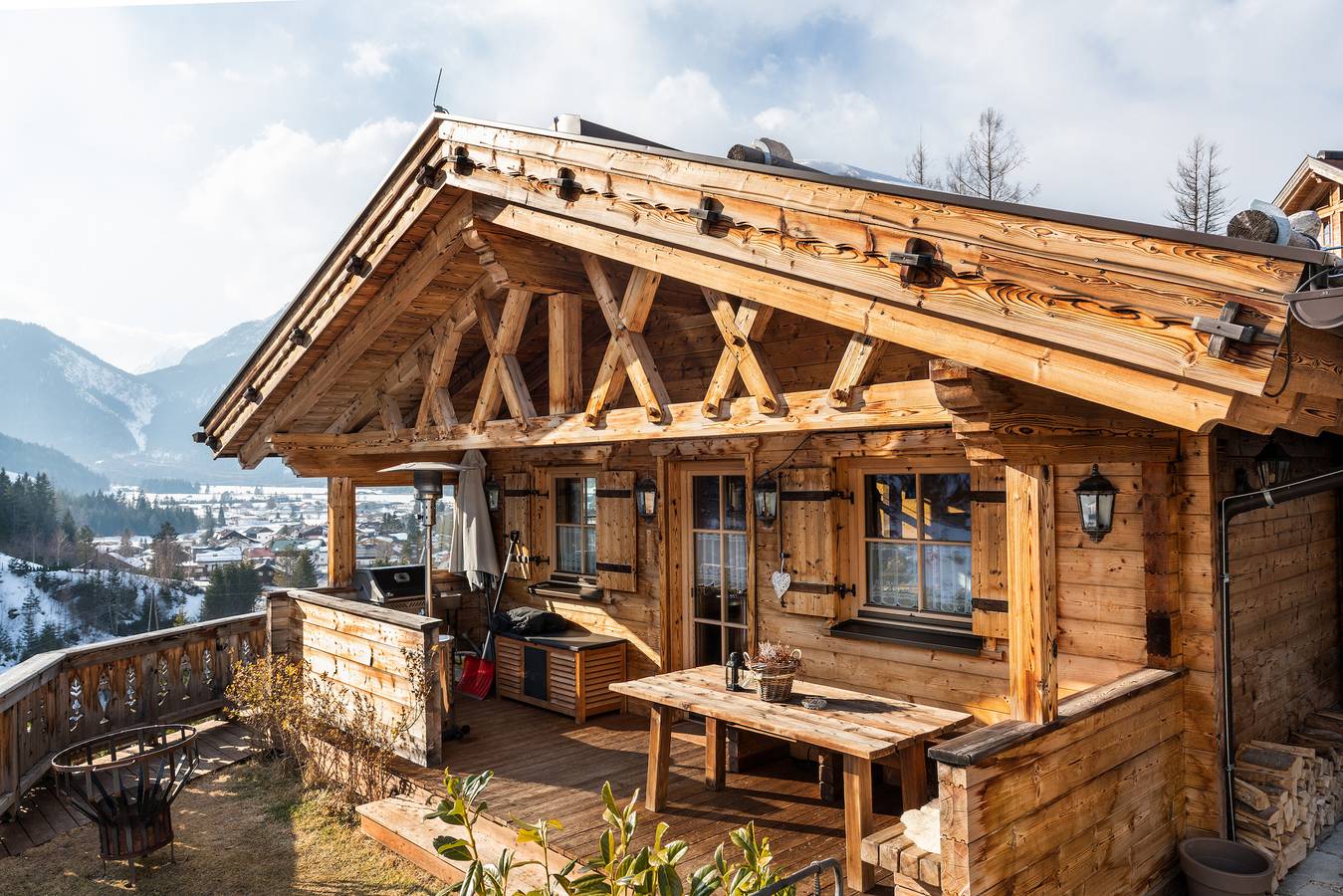 Karwendelhütte am Tor zum Karwendel in Scharnitz, Innsbruck e dintorni
