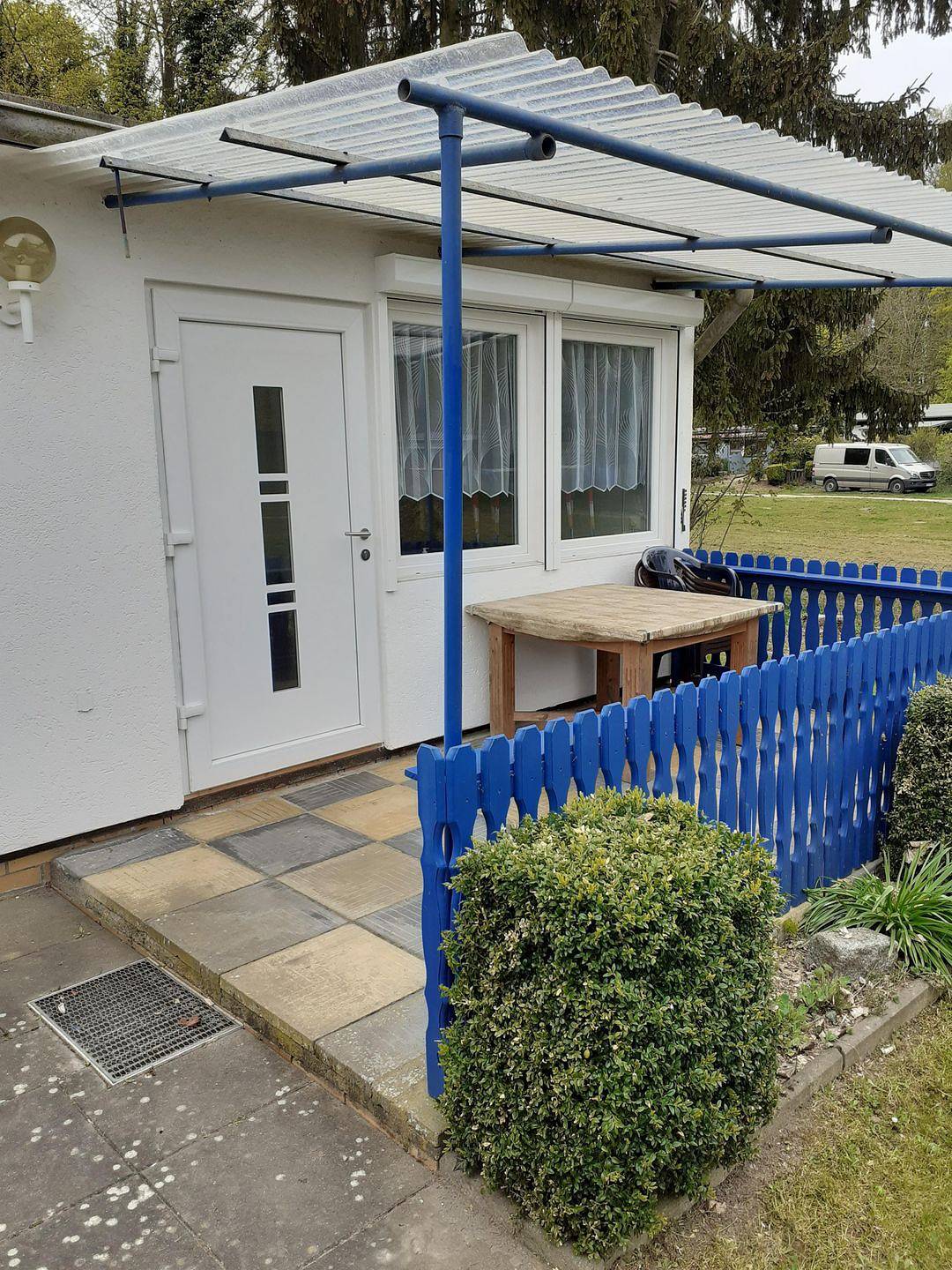Ferienbungalow Fleesensee: Komfortabler Bungalow mit Terrasse und Gartenmöbeln in Malchow, Fleesensee