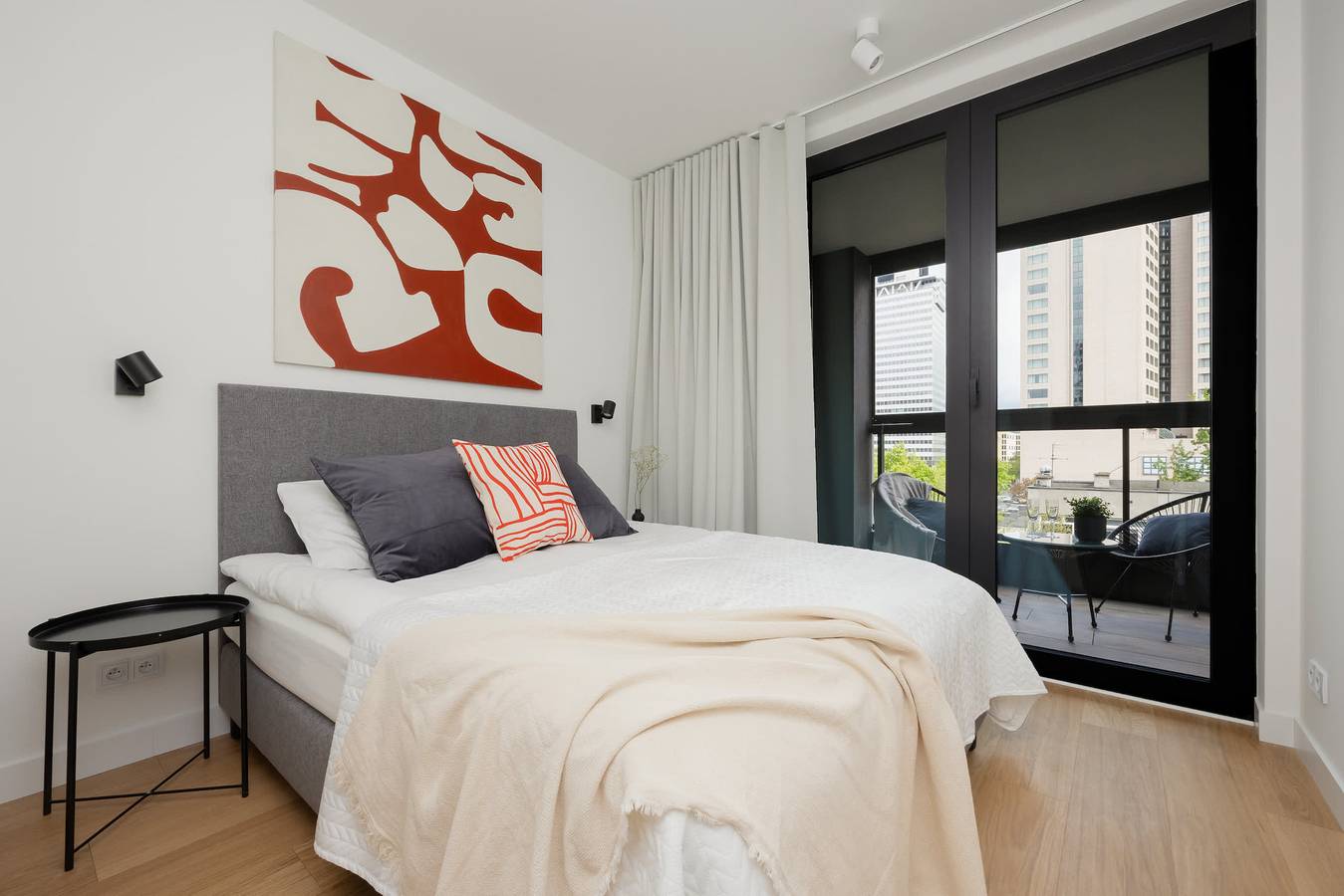 Ganze Wohnung, Ferienwohnung für 8 Personen mit Balkon/Terrasse in Warschau, Masowien